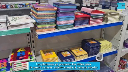 Los platenses ya preparan los útiles para la vuelta a clases: cuánto cuesta la canasta escolar