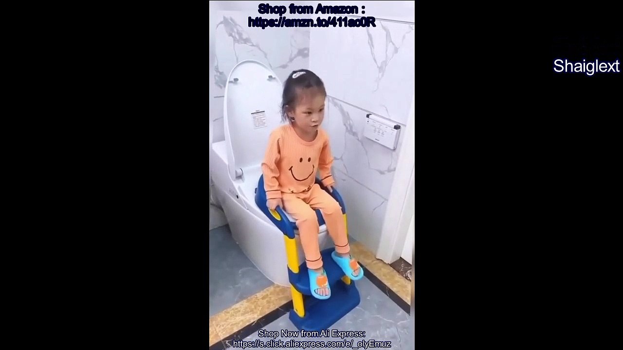 2-in-1 Toddler Toilet Seat with Step Stool Potty Training Seat