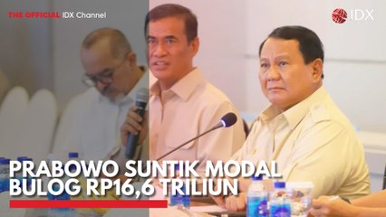 Prabowo Suntik Modal Bulog Rp16.6 Triliun