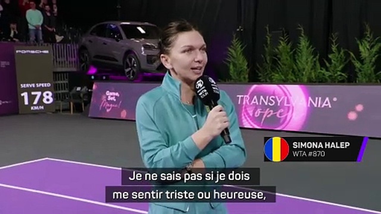 Cluj-Napoca - Halep annonce sa retraite