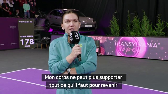 Cluj-Napoca - Halep annonce sa retraite