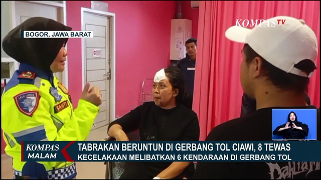 Korban Luka Cerita Kronologi Kecelakaan Beruntun di Gerbang Tol Ciawi