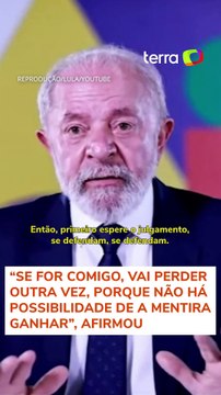 'Se Bolsonaro concorrer comigo, vai perder outra vez', diz Lula #shorts