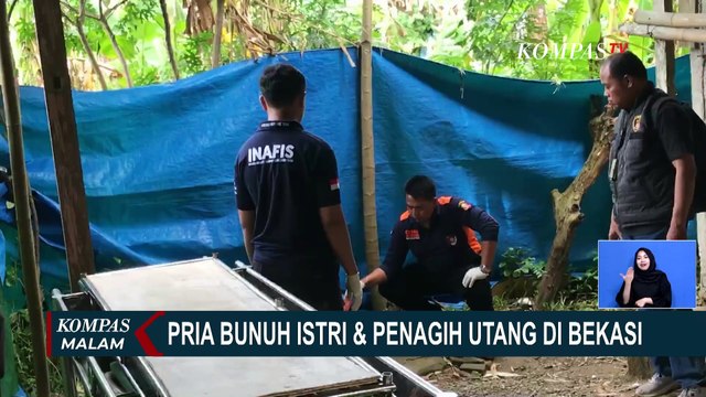 [FULL] Temuan Polisi soal Kasus Pria Bunuh Istri dan Penagih Utang di Bekasi