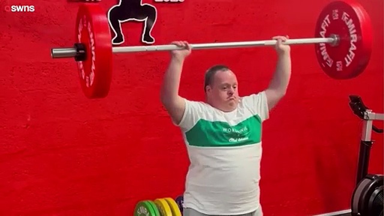 Gewichtheber mit Down-Syndrom tritt zu seinem ersten Wettkampf an