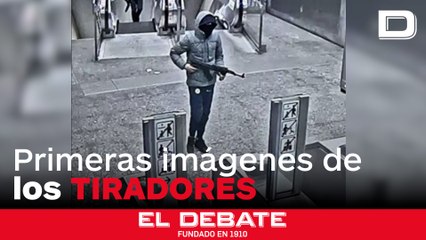 Primeras imágenes de los encapuchados que han disparado con Kalashnikov en el metro de Bruselas