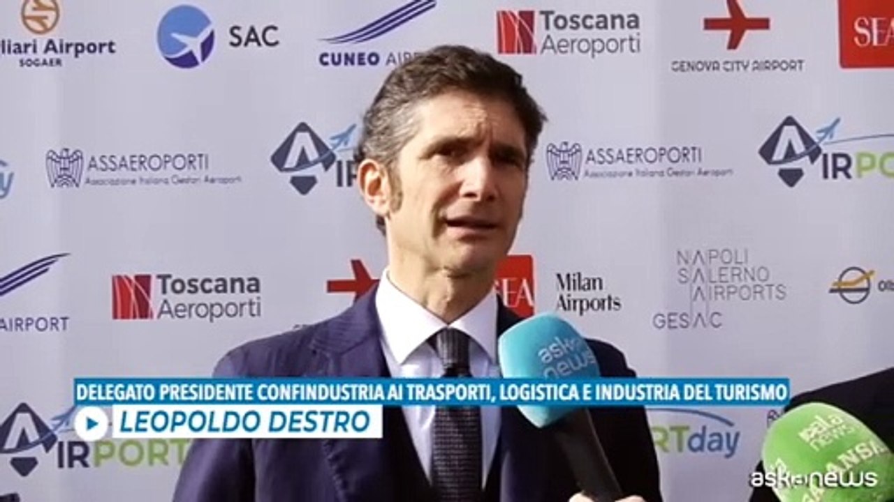 Aeroporti, Destro (Confindustria): volano importante per la crescita