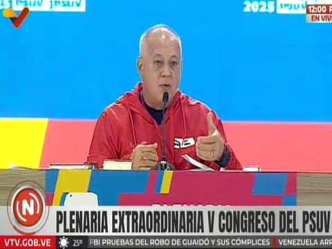 Vpdte. PSUV Diosdado Cabello: Debemos salir fortalecidos con un método que sea aceptado por todos
