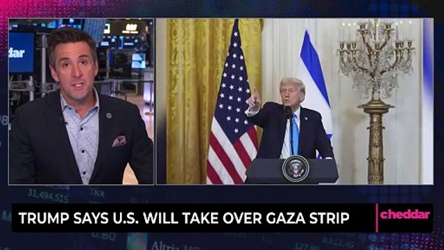 Trump Says U.S. Will Take Over Gaza Strip