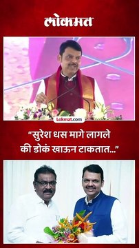 देवेंद्र फडणवीसांचा सुरेश धसांना टोला, हटके कौतुक केलं