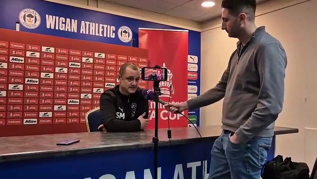 Wigan Athletic boss looks ahead to FA Cup clash with Fulham