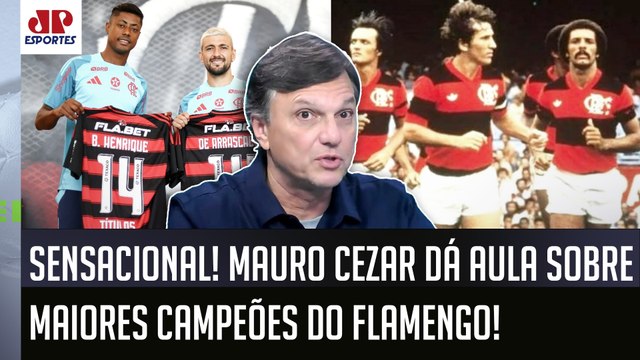 NÃO É VERDADE que Arrascaeta e BH são os MAIORES CAMPEÕES do Flamengo! Mauro Cezar EXPÕE A REAL!