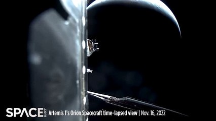 Timelapse Of NASA's Artemis 1 Spacecraft Flying Away From Earth