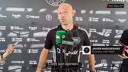 Inter Miami - Mascherano : "Ronaldo a le droit de croire qu'il est le meilleur de l'histoire, je ne partage pas son opinion"