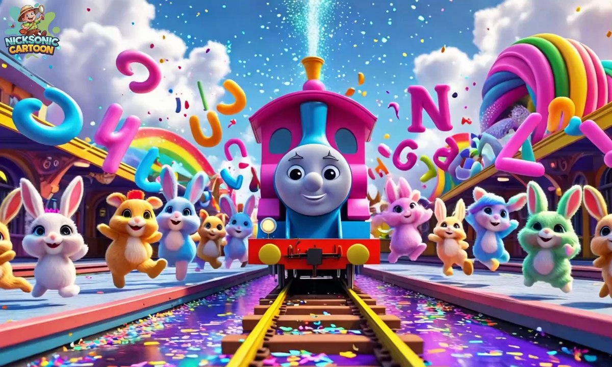 🚂 Train Song | 🔤 ABC Song | 🎶 Nursery Rhymes & Kids Songs | 📚 Learn ABC Alphabet for Children | #KidsSongs