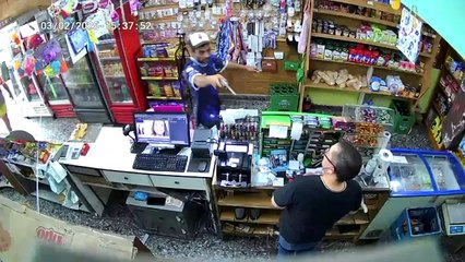Asi fue el momento en el que mataron al kiosquero en Mar del Plata
