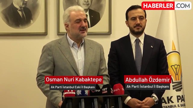 AK Parti İstanbul İl Başkanlığı'nda devir teslim: Abdullah Özdemir görevi devraldı