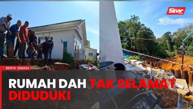 'Bukan runtuhan biasa, rumah dah tak selamat diduduki'