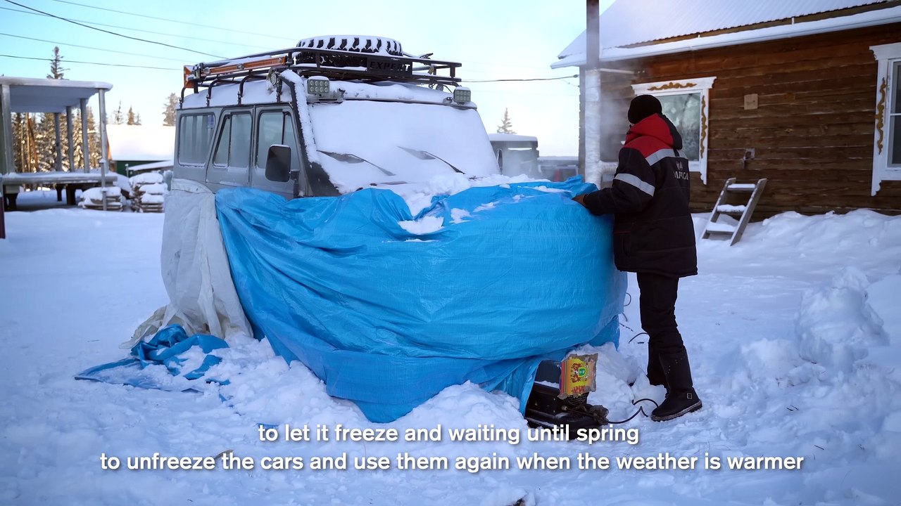 How We Drive a Car at −71°C (−95°F)   Yakutia, Siberia