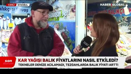 Kar yağışı balık fiyatlarını nasıl etkiledi?