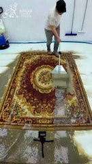 Satisfying Carpet Cleaning: Beautiful Carpets From Muddy Puddles #carpetcleaning #shorts