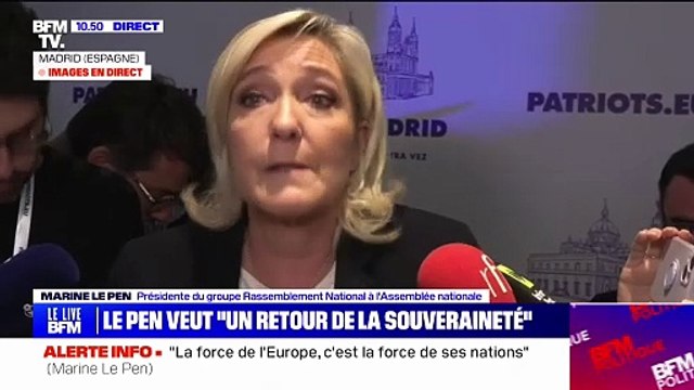 Une forme de renaissance : Marine Le Pen analyse l'arrivée au pouvoir de Trump aux États-Unis, Milei en Argentine ou encore Meloni en Italie