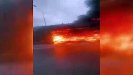 Yavuz Sultan Selim Köprüsü'nde yangın paniği!