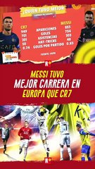 Messi tuvo MEJOr carrera que CR7 en Europa