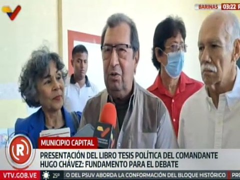 Presentan libro Tesis Política del Comandante Hugo Chávez en la XX Filven Barinas