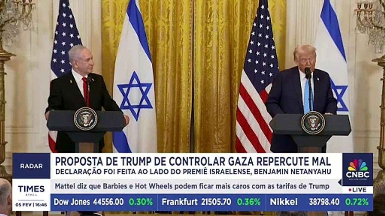 Hamas classifica proposta de Donald Trump em controlar Gaza de "racista"