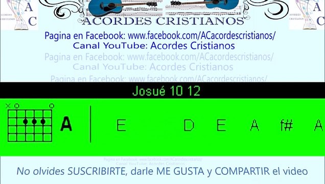 Josue 10 12 - Gladys Muñoz Acordes Guitarra