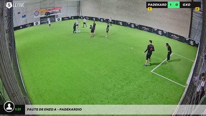 Faute de Enzo A - PADEKARDIO