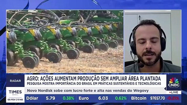 Agro: ações sustentáveis aumentam produção sem ampliar área plantada; pesquisador do Insper analisa