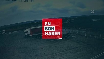 Samsun'un Bafra ilçesinde iki tır çarpıştı