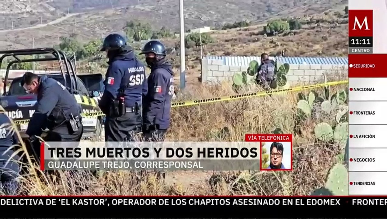 Ataque con arma blanca en Mineral de la Reforma deja tres muertos y dos heridos