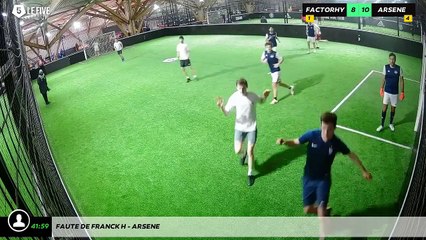 Faute de Franck H - Arsene
