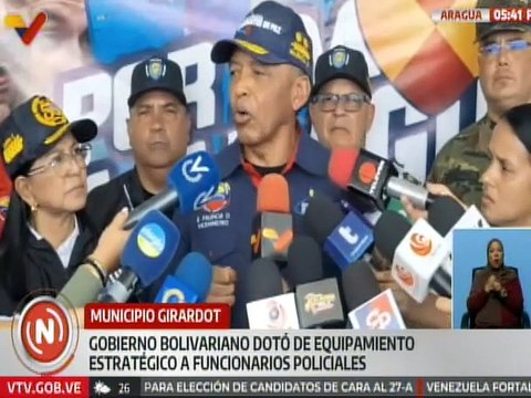 Aragua | Gobierno Bolivariano benefició a funcionarios de seguridad con entrega de uniformes