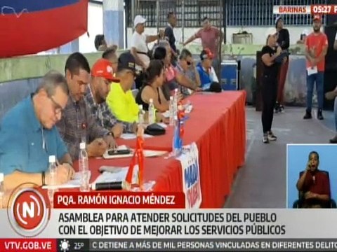 Instalan asamblea para optimizar los servicios públicos del estado Barinas