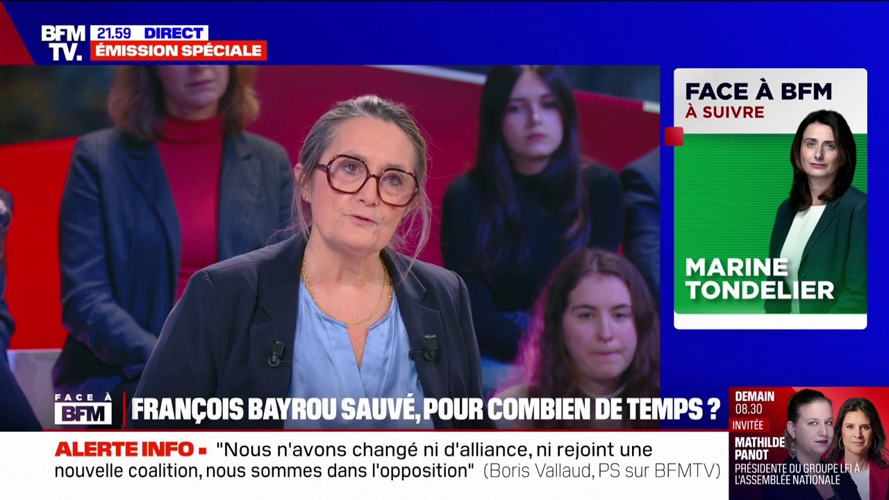 Adoption du budget: la porte-parole du gouvernement remercie "tous les députés qui n'ont pas adopté la censure" dont le Rassemblement national