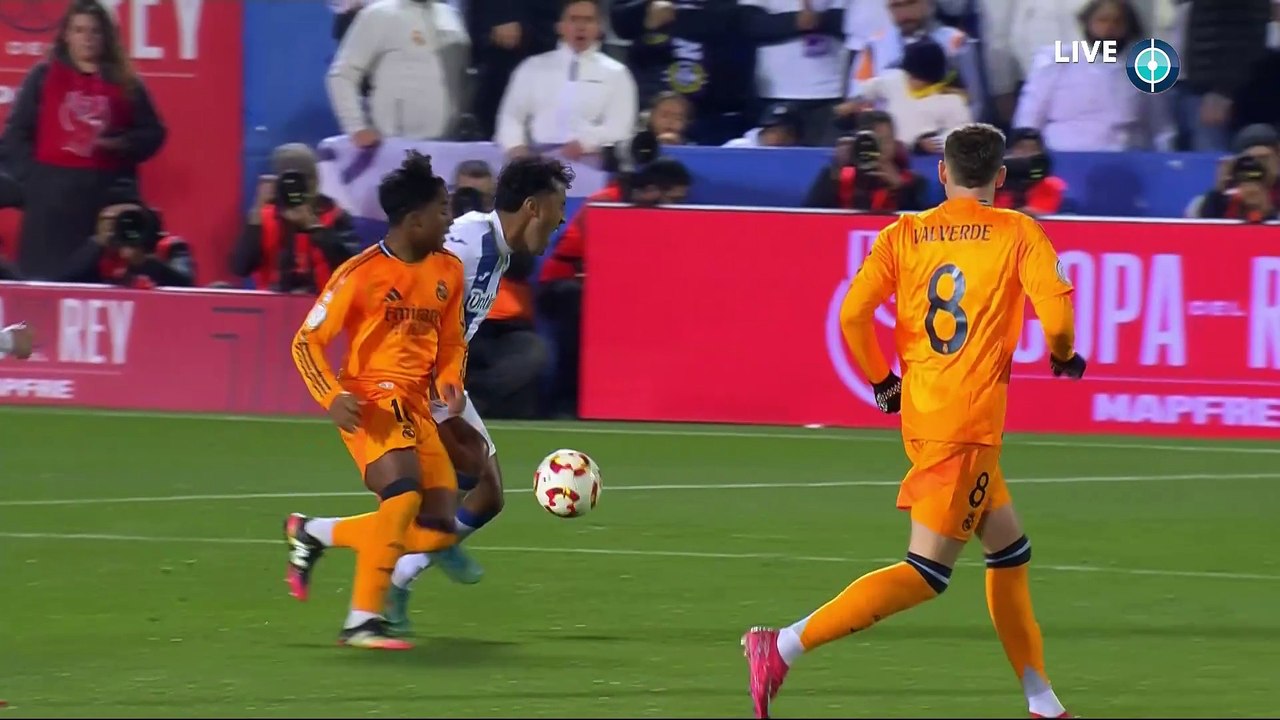 كأس ملك إسبانيا ليجانيس   ريال مدريد ربع النهائي الشوط الثاني 2025-02-05