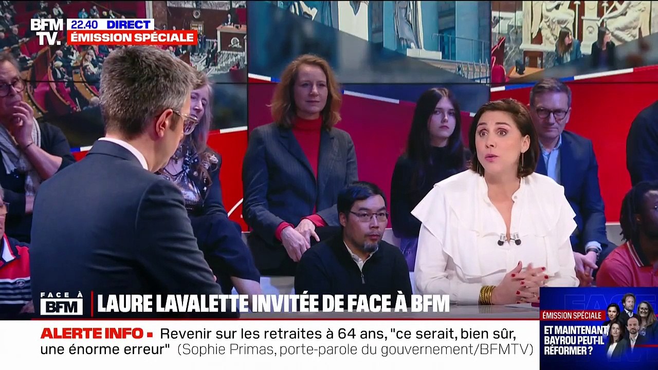 Adoption du budget: "Nous aurions pu voter cette motion de censure, mais ça n'aurait eu aucun effet", déclare Laure Lavalette (RN) en référence au Parti socialiste