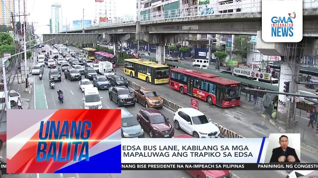 Pagtanggal sa EDSA bus lane, kabilang sa mga mungkahi para mapaluwag ang trapiko sa EDSA | Unang Balita