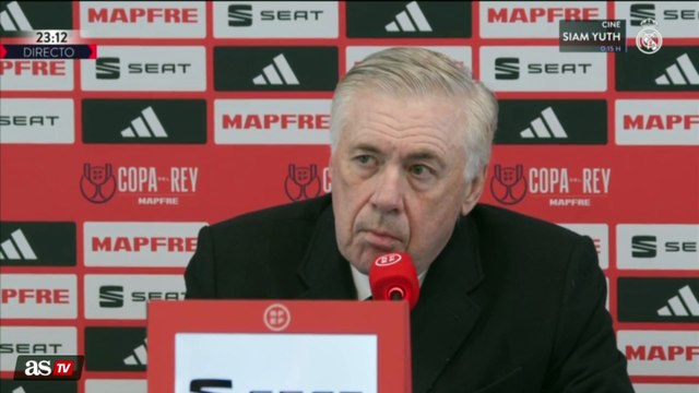 RUEDA DE PRENSA COMPLETA de CARLO ANCELOTTI tras el LEGANÉS vs. REAL MADRID de COPA DEL REY