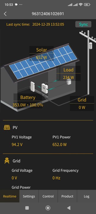 How I can run load solar panels jinko 585 with inverter