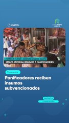 Panificadores reciben insumos subvencionados