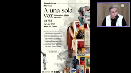 Con la exposición “A una sola voz” CUAAD rendirán homenaje a María Izquierdo