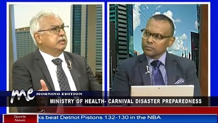 MINISTER OF HEALTH PREPARES FOR CARNIVAL