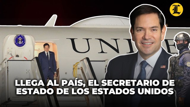 Llega al país el secretario de Estado de los Estados Unidos
