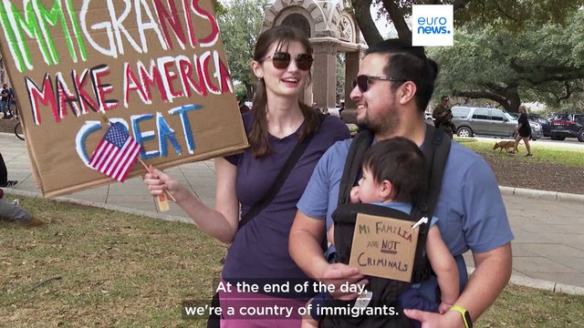 Protesters in cities across the US rally against Trump's policies, Project 2025 and Elon Musk