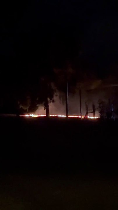 WATCH: Fireworks have sparked a grass fire at Bonnie Doon Park in West Albury.